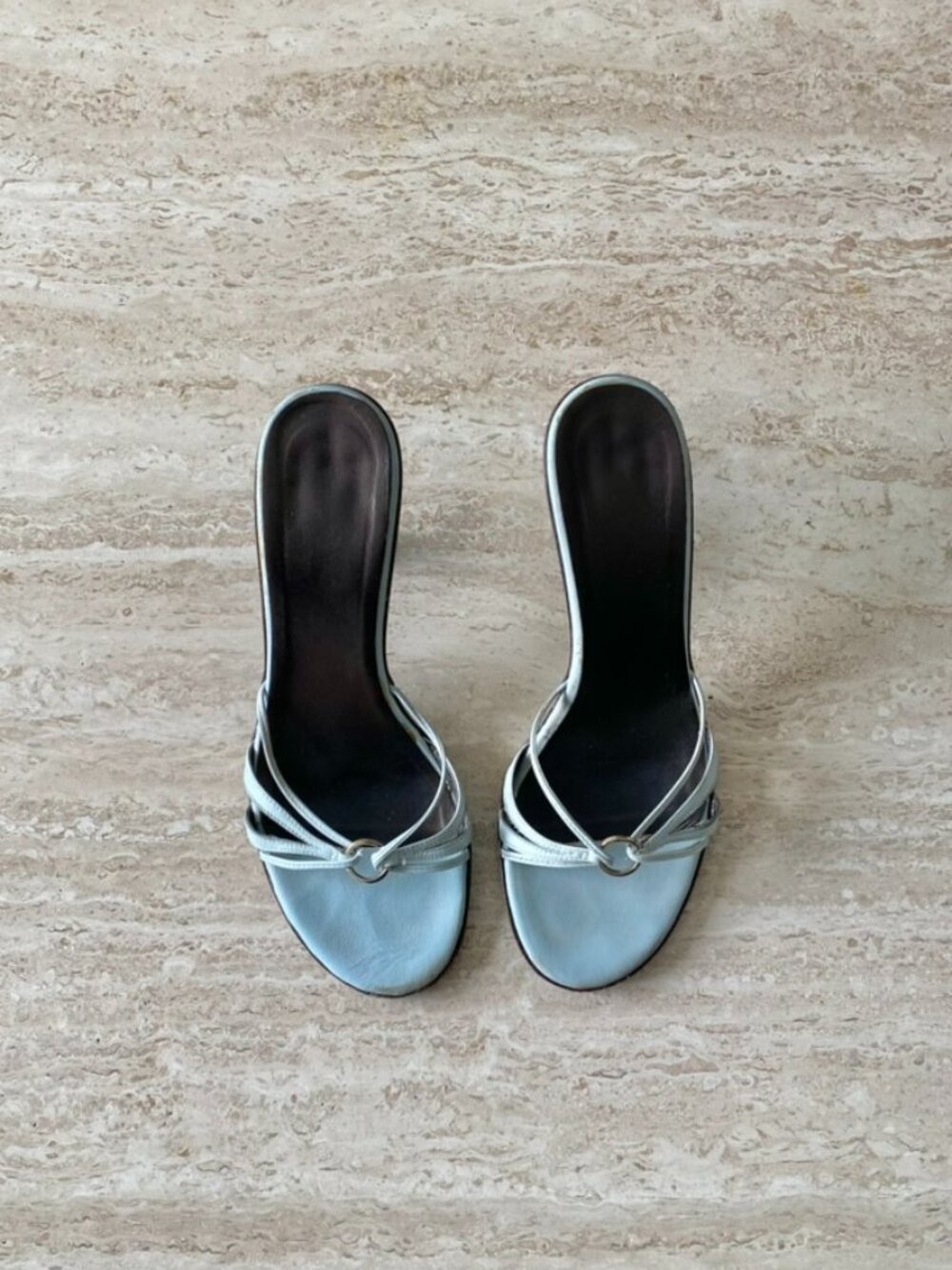 Vintage Gucci Tom Ford-era Ring Sandal Heels - Picture 2 of 10